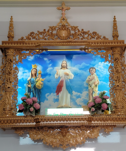 Tòa 1 buồng 3 tượng ngang 1m50 cao 1m70 sâu 45cm