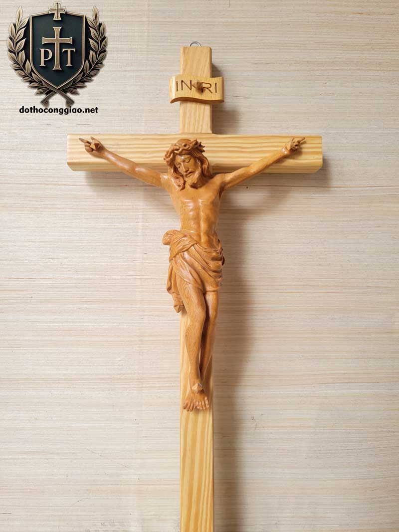 Tượng gỗ Pơmu Thánh giá Chúa Chịu Nạn (The Cross of Christ)