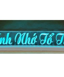 Bảng Chữ Điện Kính Nhớ Tổ Tiên Mica Led 7 Màu