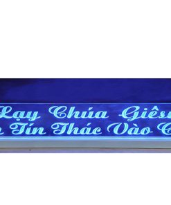Bảng Chữ Điện Lạy Chúa Giêsu Con Tín Thác Vào Chúa Mica Led 7 Màu