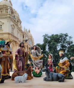 Bộ Tượng Chúa Giáng Sinh Mini 11 Nhân Vật | Máng Cỏ Noel Trang Trí Giáng Sinh Cao Cấp